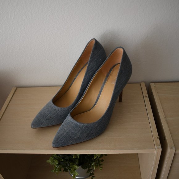 Michael Kors Keke Denim Pumps | Poshmark